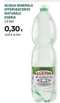 Coop ACQUA MINERALE EFFERVESCENTE NATURALE EGERIA offerta