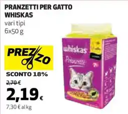 Coop PRANZETTI PER GATTO WHISKAS offerta