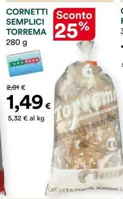 Coop CORNETTI SEMPLICI TORREMA offerta