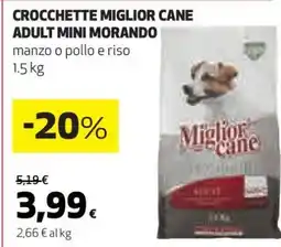 Coop Crocchette Miglior Cane Adult Mini Morando offerta