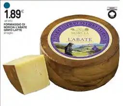 Coop FORMAGGIO DI NORCIA L'ABATE GRIFO LATTE offerta
