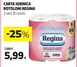 Coop Carta Igienica Rotoloni Regina offerta