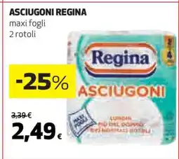 Coop Asciugoni Regina offerta