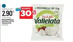 Coop MOZZARELLA FIOR DI LATTE VALLELATA offerta