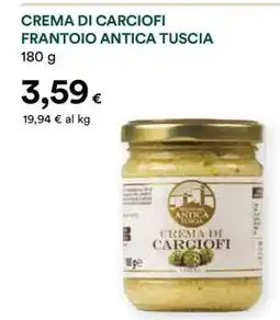 Coop CREMA DI CARCIOFI FRANTOIO ANTICA TUSCIA offerta