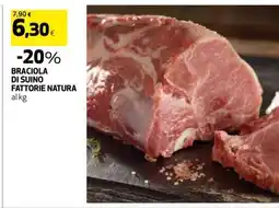 Coop BRACIOLA DI SUINO FATTORIE NATURA offerta