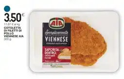 Coop COTOLETTA DI FILETTI DI POLLO VIENNESE AIA offerta