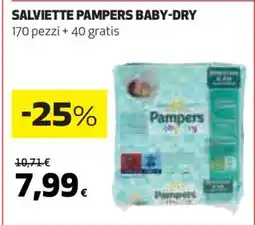 Coop Salviette Pampers Baby-Dry offerta