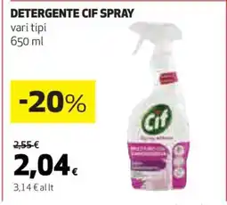 Coop DETERGENTE CIF SPRAY offerta