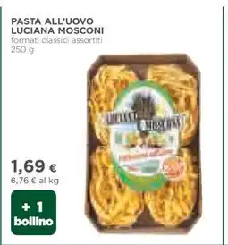 Coop Pasta all'uovo Luciana Mosconi offerta