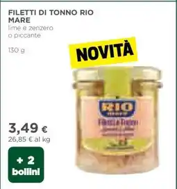 Coop FILETTI DI TONNO RIO MARE offerta