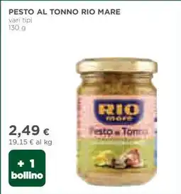 Coop Pesto al Tonno Rio Mare offerta