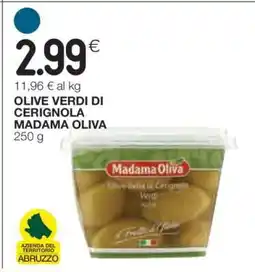 Coop OLIVE VERDI DI CERIGNOLA MADAMA OLIVA offerta
