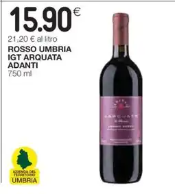 Coop ROSSO UMBRIA IGT ARQUATA ADANTI offerta