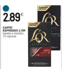 Coop CAFFE’ ESPRESSO L’OR offerta