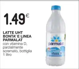 Coop LATTE UHT BONTÀ E LINEA PARMALAT offerta