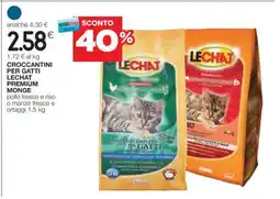 Coop CROCCANTINI PER GATTI LECHAT PREMIUM MONGE offerta