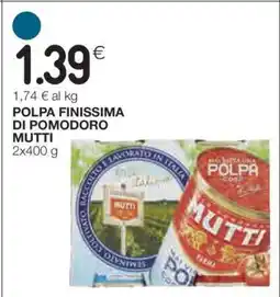 Coop POLPA FINISSIMA DI POMODORO MUTTI offerta