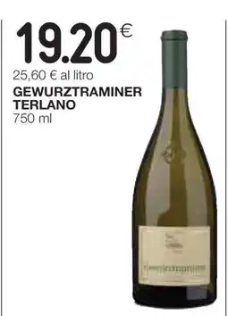 Coop GEWURZTRAMINER TERLANO offerta