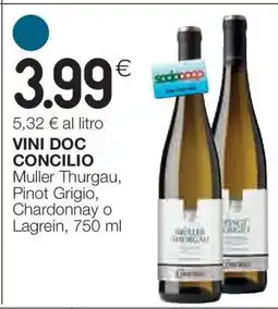 Coop VINI DOC CONCILIO offerta