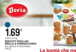Coop BISCOTTI FROLLINI DRILLO & FRIENDS DORIA offerta