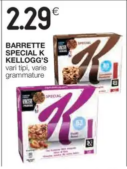Coop BARRETTE SPECIAL K KELLOGG'S offerta