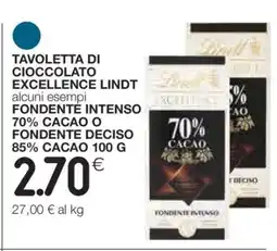 Coop Tavoletta di Cioccolato Excellence Lindt offerta
