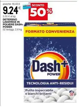 Coop Detersivo Lavatrice in Polvere Dash Power offerta