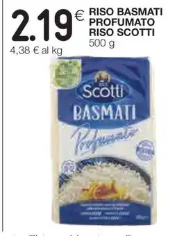 Coop RISO BASMATI PROFUMATO RISO SCOTTI offerta