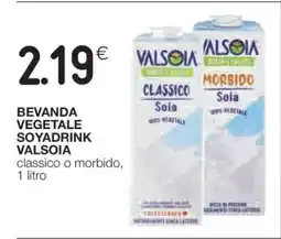Coop BEVANDA VEGETALE SOYADRINK VALSOIA offerta