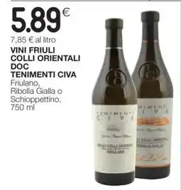 Coop VINI FRIULI COLLI ORIENTALI DOC TENIMENTI CIVA offerta