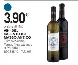 Coop VINI DEL SALENTO IGT MASSO ANTICO offerta