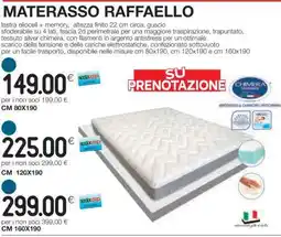 Coop MATERASSO RAFFAELLO CM 80X190 offerta