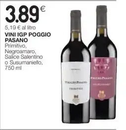 Coop VINI IGP POGGIO PASANO offerta