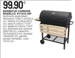 Coop BARBECUE CARBONE MODELLO KY1813-24F offerta