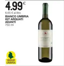 Coop BIANCO UMBRIA IGT ARQUATI ADANTI offerta