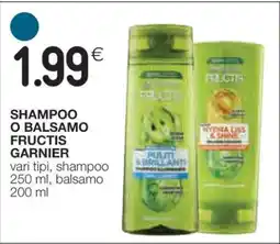 Coop Shampoo o Balsamo Fructis Garnier offerta