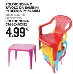 Coop Poltroncina o Tavolo da Bambini offerta