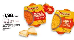 Coop Pappa al Pomodoro o Pasta e Ceci DimmidiSì offerta