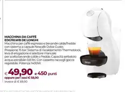 Coop MACCHINA DA CAFFÈ EDG110.WB DE LONGHI offerta
