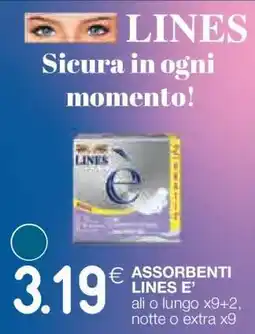 Coop ASSORBENTI LINES È offerta
