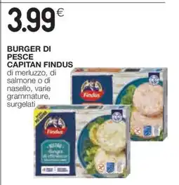 Coop BURGER DI PESCE CAPITAN FINDUS offerta