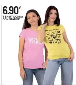 Coop T-SHIRT DONNA CON STAMPE offerta