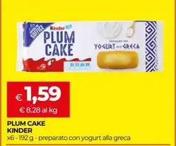 Coop PLUM CAKE KINDER offerta