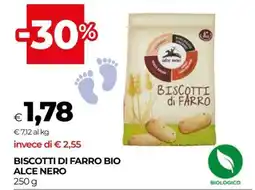 Coop BISCOTTI DI FARRO BIO ALCE NERO offerta