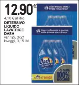 Coop DETERSIVO LIQUIDO LAVATRICE DASH offerta