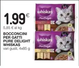 Coop BOCCONCINI PER GATTI PURE DELIGHT WHISKAS offerta