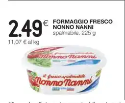 Coop FORMAGGIO FRESCO NONNO NANNI offerta