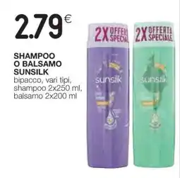 Coop Shampoo o Balsamo Sunsilk offerta