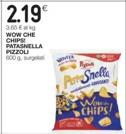 Coop WOW CHE CHIPS! PATASNELLA PIZZOLI offerta